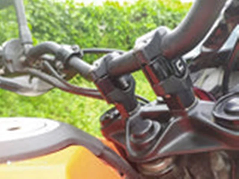 Carbon Racing-22mm Straight Handlebar Risers For KTM 390 Adventure - Image 3