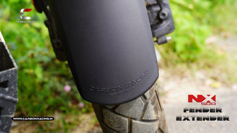 Carbon Racing Fender Extender For NX 500 / CB 500X - Image 3