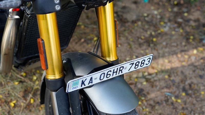 Carbon Racing-Fender Number Plate Mount For Triumph Speed 400/Scrambler 400X - Image 3