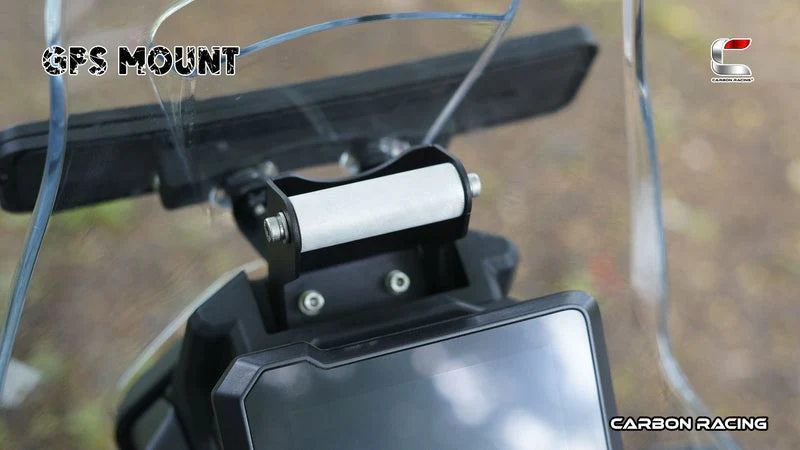 Carbon Racing-GPS Mount (Black) For KTM Adventure 390/250/X (2025) - Image 3