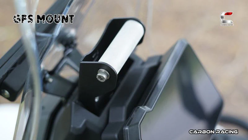 Carbon Racing-GPS Mount (Black) For KTM Adventure 390/250/X (2025) - Image 4