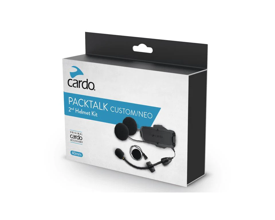 Cardo Accessory – Packtalk Custom/Neo – 2ND Helmet Kit - ACC00015