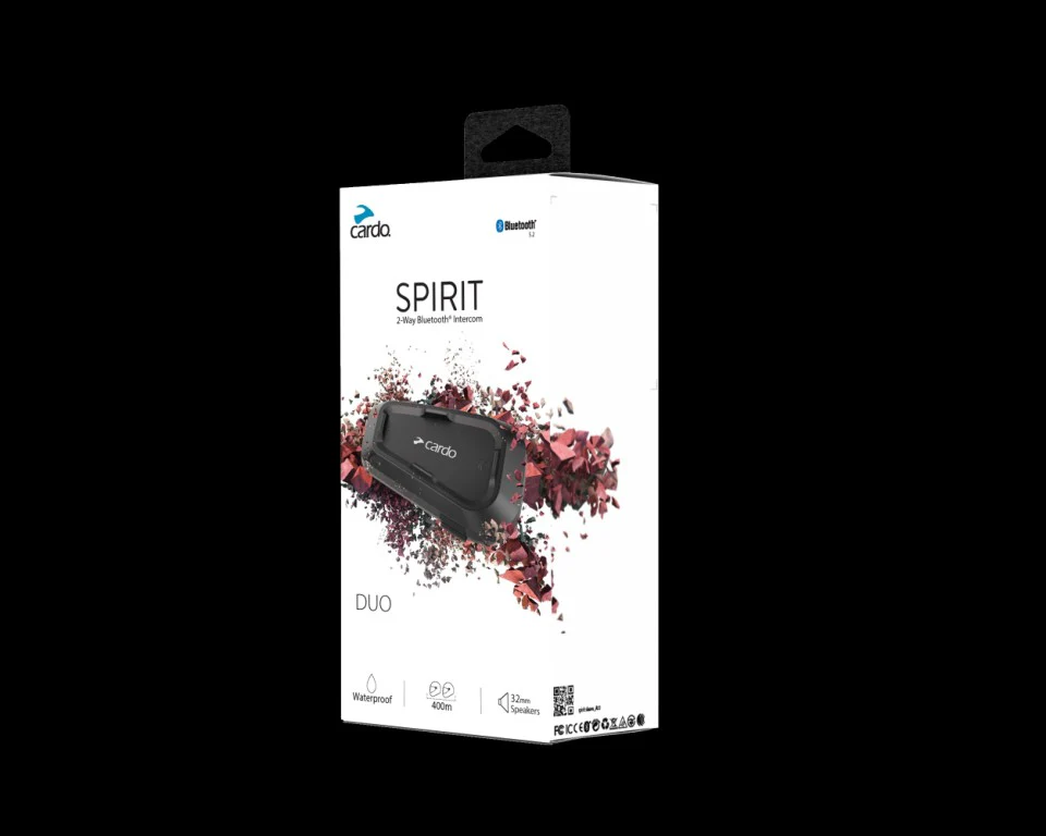Cardo Spirit Duo - Rider-to-Rider Communicator with Premium Features-SPRT0101 - Image 2