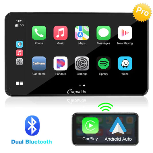 Carpuride W502 Wireless Portable Dual Bluetooth Waterproof IP67 Motorcycle Stereo - Image 12