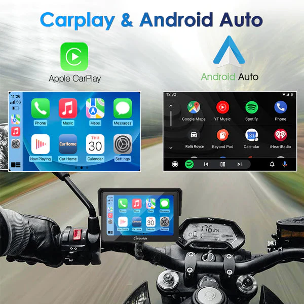 Carpuride W502 Wireless Portable Dual Bluetooth Waterproof IP67 Motorcycle Stereo - Image 5