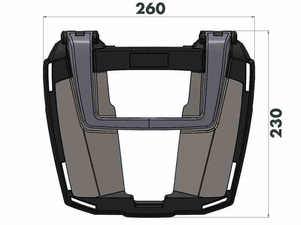 Carrier Top Case Carrier Ducati Desert X - Hepco Becker - 6617638 01 01 - Image 3