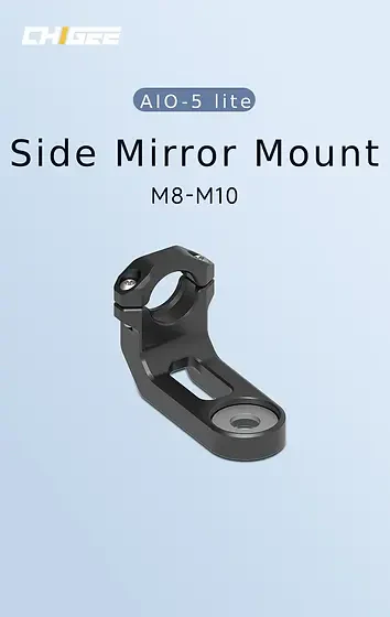 Chigee Rearview Mirror Mounting Bracket 17mm Ball Head Rearview Mirror Pipe Clamp - MFP0056 - Image 4