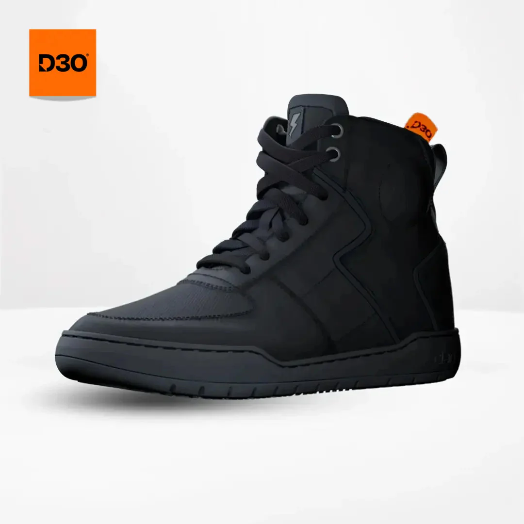 Clan Stealth D3O Waterproof Riding Boots - All Black