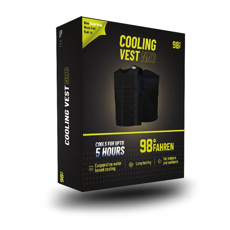 Cool Vest NEO - Super Evaporative Cooling Vest - Black - 98 FAHREN - Image 4