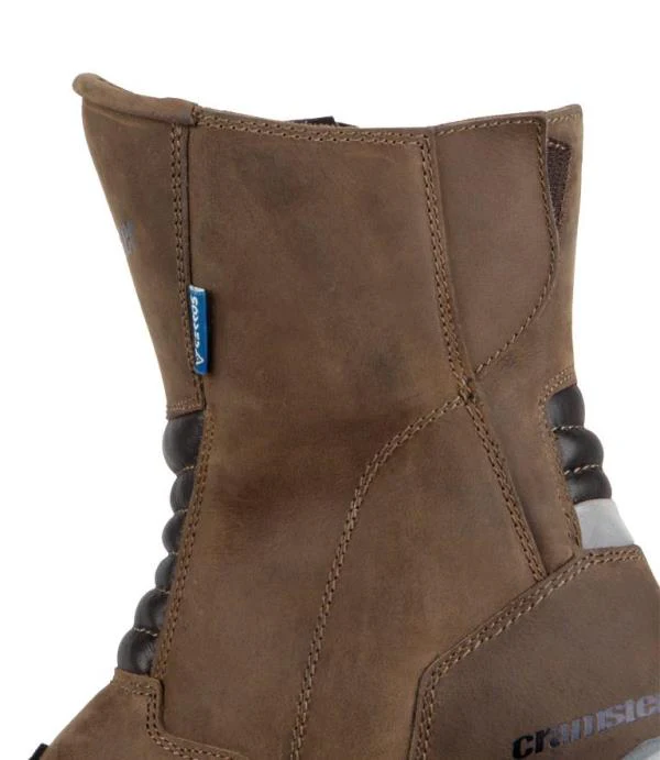Cramster Flux Motorcycle Touring Boots - Brown - Image 10