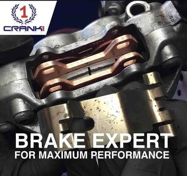 Crank 1 Ceramic Brake Pads For TVS Ronin - Rear - CRM269 - Image 3