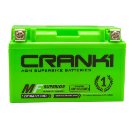 Crank1 Battery For Kawasaki Ninja ZX-6R (2019-2025) - CB10S - Factory Activated - Image 2