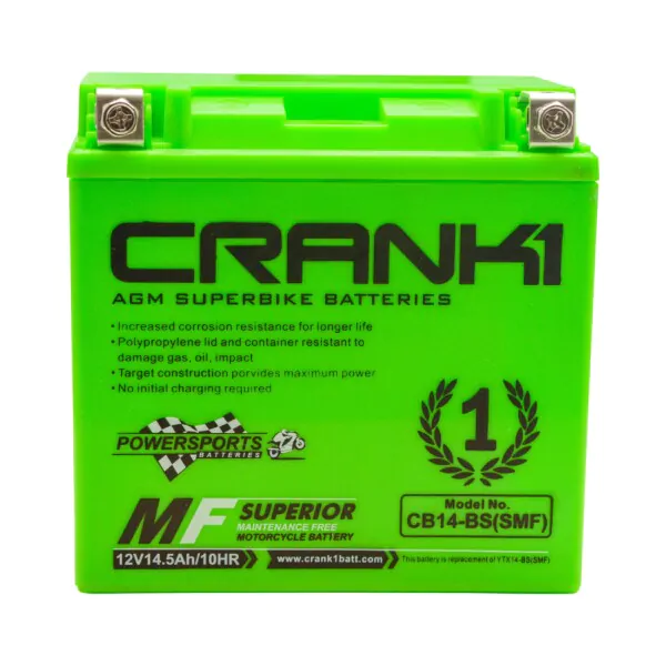 Crank1 Battery For BMW F 800 GS Adventure (2015-2024) - CB14-BS - Factory Activated - Image 2