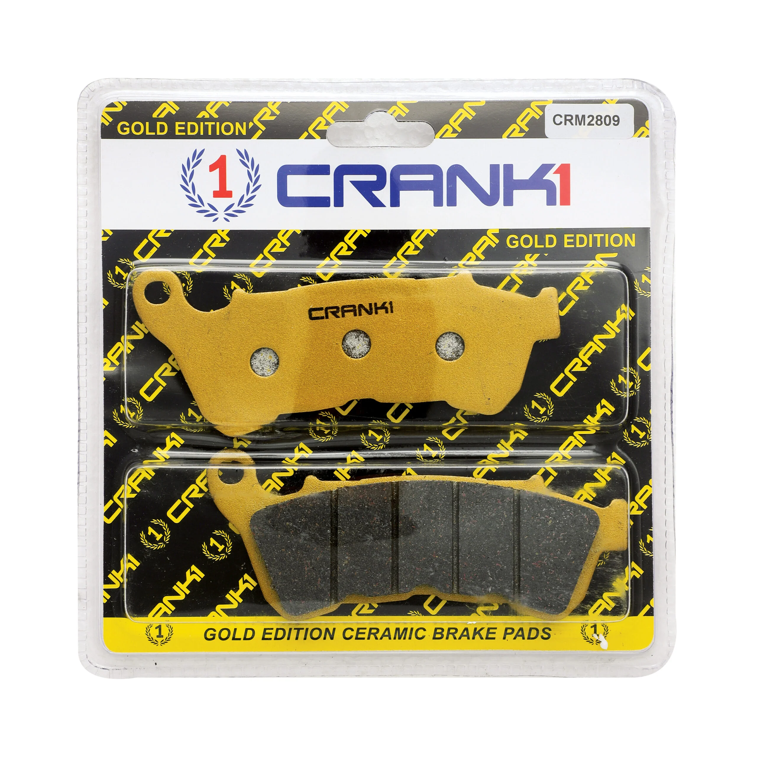 CRANK1 Brake Pad For Front Harley-Davidson Sportster Iron 883-2014 Onwards-CRM2809 - Image 2