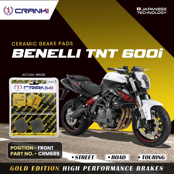 CRANK1 Brake Pad Front For Benelli TNT 600i /2 Sets-CRM689