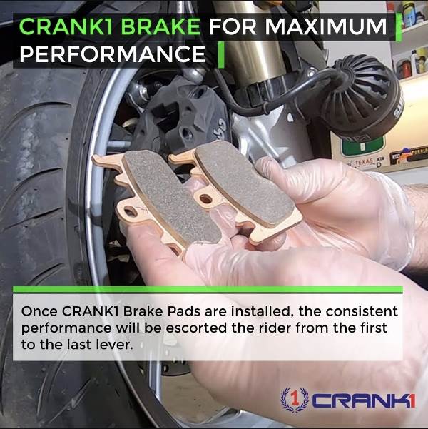CRANK1 Brake Pads Front BMW R NineT Standard Euro 5 2020-2023-CB036-2 Sets - Image 3