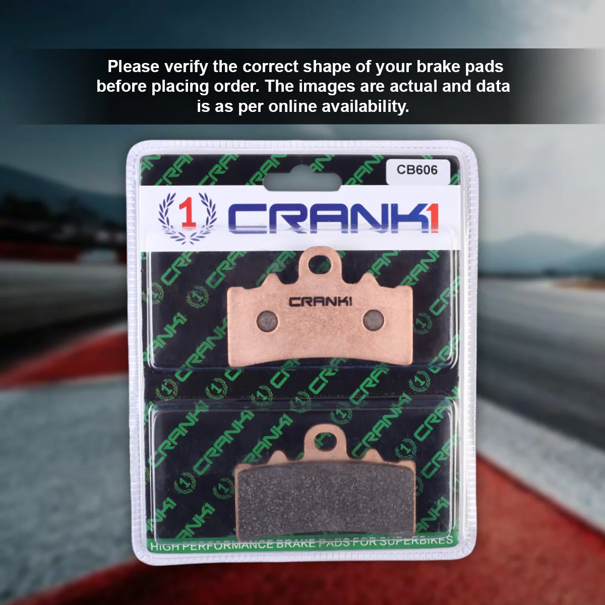 CRANK1 Brake pads Front TVS Apache RR 310-CB606 - Image 6