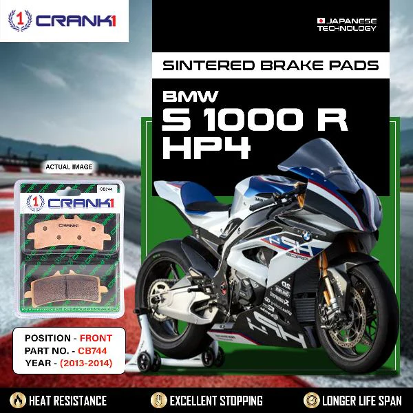 CRANK1 Brake Pads Front Triumph Speed Triple 1200 RR (2021 Onwards -CB744-2 Set