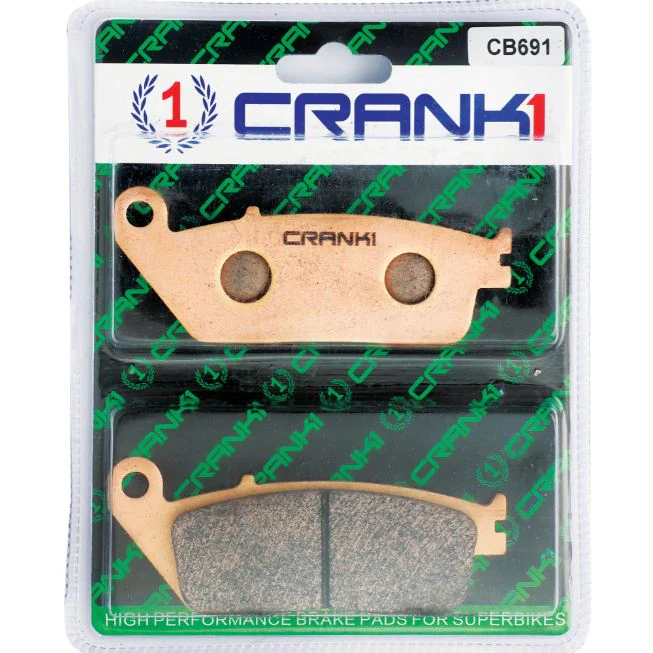 CRANK1 Brake Pads Front Triumph T120 2016 Onwards-CB691 - Image 2