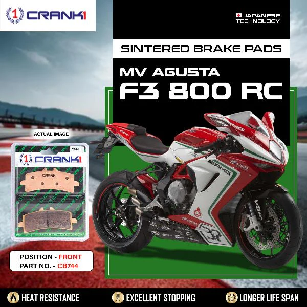 CRANK1 Brake Pads Rear MV Agusta F3 800 RC –CB662