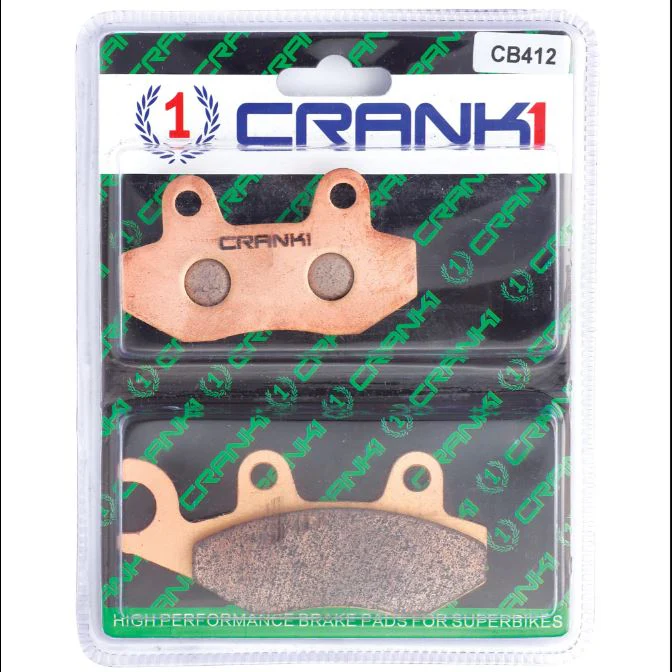 CRANK1 Brake Pads Rear Triumph Bonneville T120 (2016 Onwards)-CB412 - Image 2