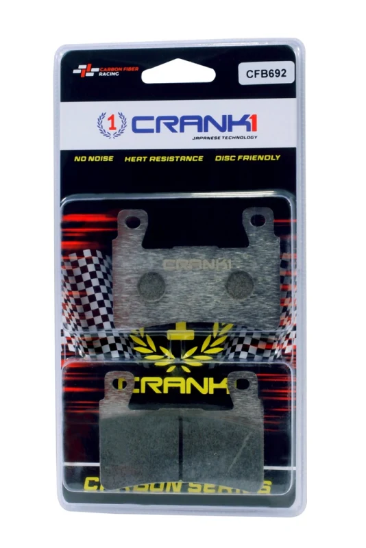 CRANK1 Carbon Brake Pads Front Harley Davidson Softail Fat Boy 2015-2017 – CFB692 - Image 2
