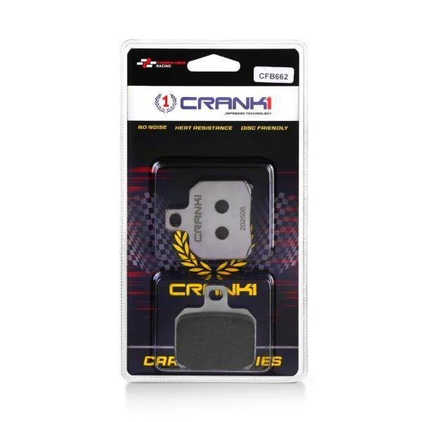 CRANK1 Carbon Brake Pads For Ducati Evo 848 2011-2013- Rear - CFB662 - Image 2