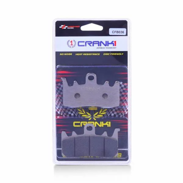 CRANK1 Carbon Brake Pads For Ducati Hypermotard 939 ( 2016-2018 )- Front - CFB036 - 2 Sets - Image 2
