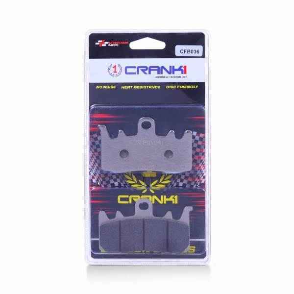CRANK1 Carbon Brake Pads For Ducati Scrambler 1100 (Â 2018-2020 )- Front - CFB036 - 2 Sets - Image 2