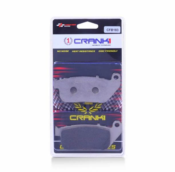 CRANK1 Carbon Brake Pads For Harley Davidson Iron 883 (2009-2013 - Front - CFB183 - Image 2