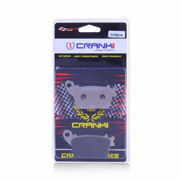 CRANK1 Carbon Brake Pads For Suzuki GSX-R 1000 (2013-2016) - Rear - CFB634 - Image 2