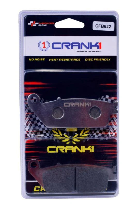CRANK1 Carbon Brake Pads For Triumph Street Triple 675 2013-2016- Front - CFB622 - 2 Sets - Image 2