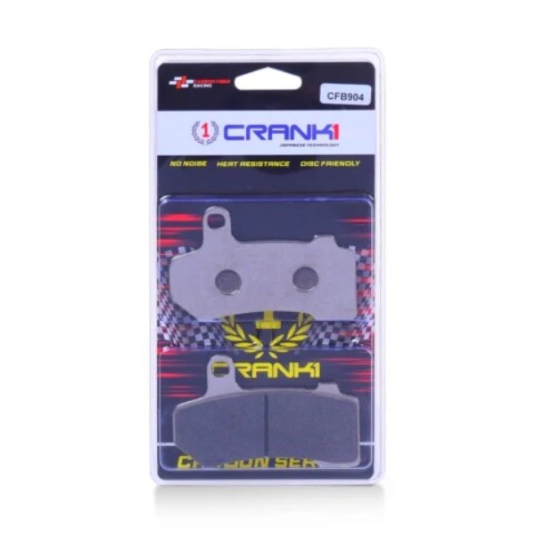 CRANK1 Carbon Brake Pads Front for Harley Davidson CVO Street Glide ( 2017 Onwards ) - CFB904 - (2 Sets ) - Image 2