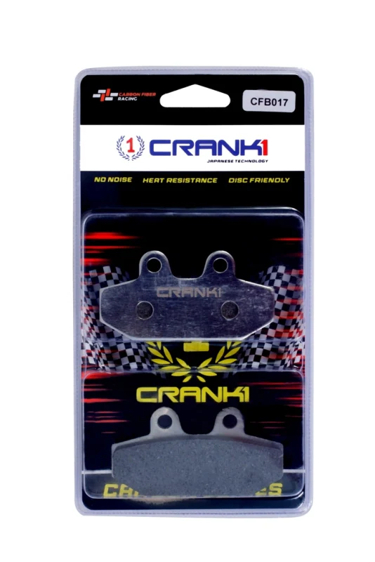 CRANK1 Carbon Brake Pads Rear Harley Davidson Softail Fat Boy (2018 Onwards) - CFB017 - Image 2