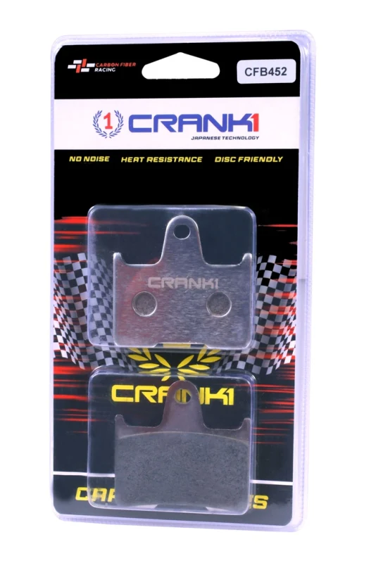CRANK1 Carbon Brake Pads Rear Harley Davidson Sportster Forty Eight (2014-2020)- ( CFB452 ) - Image 2