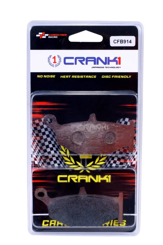CRANK1 Carbon Brake Pads Rear Suzuki GSX-R1000 2007 to 08 – (CFB914) - Image 2