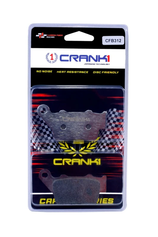 CRANK1 Carbon Brake Pads Rear Triumph Daytona 675 (13-17) - CFB312