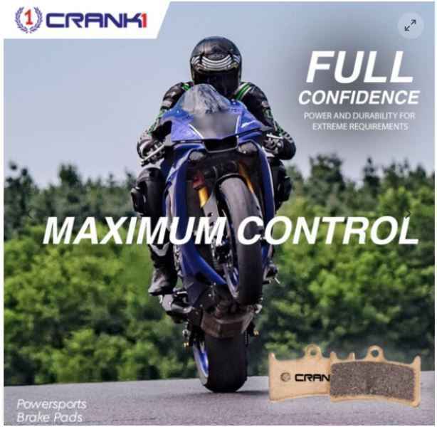Crank1 Ceramic Brake Pads For Honda Africa Twin (2016-2019) Front-CRM679 2 Sets - Image 5