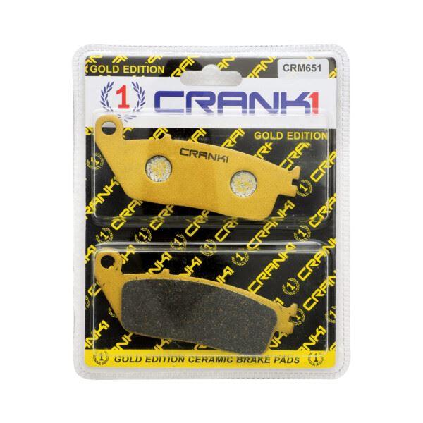 Crank1-Ceramic Brake Pads For Kawasaki Ninja 650 (2017-2020)-Front-CRM651 (2 set) - Image 2