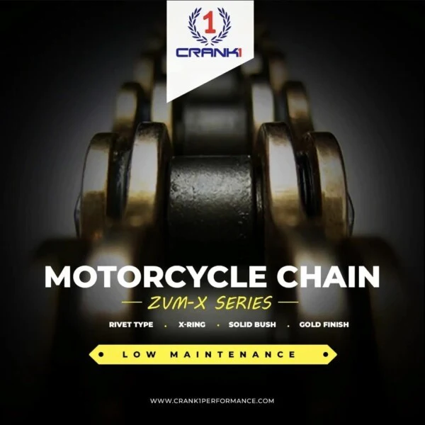 Crank1 Chain For Suzuki GSX-S 750 (2017 Onwards) – 525 Pitch x 114 Links Gold (ZVMX) - Image 8
