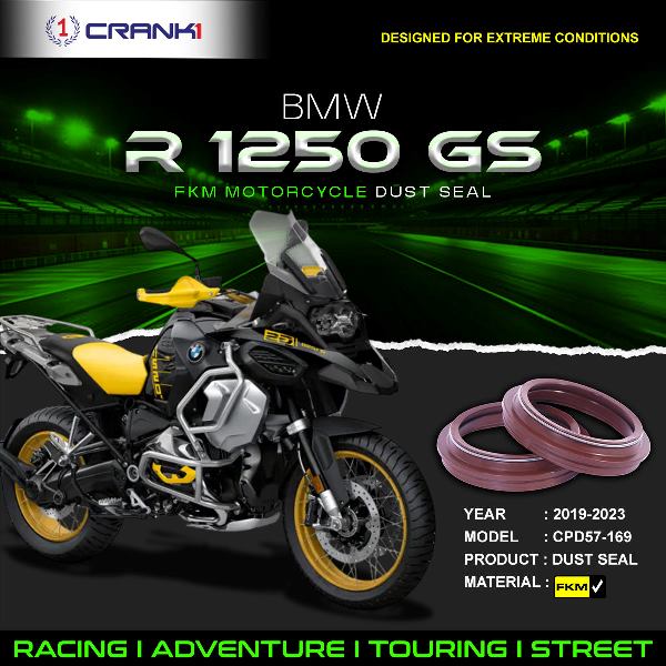 Crank1-Fork Dust Seals Pair For BMW R1250 GS (2019-2023)– CPD57-169