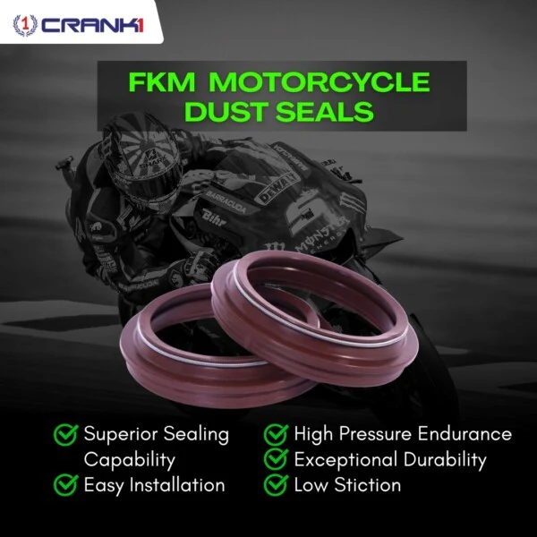 Crank1-Fork Dust Seals Pair For Honda CB 650R (2019-2020)– CPD57-115 - Image 2