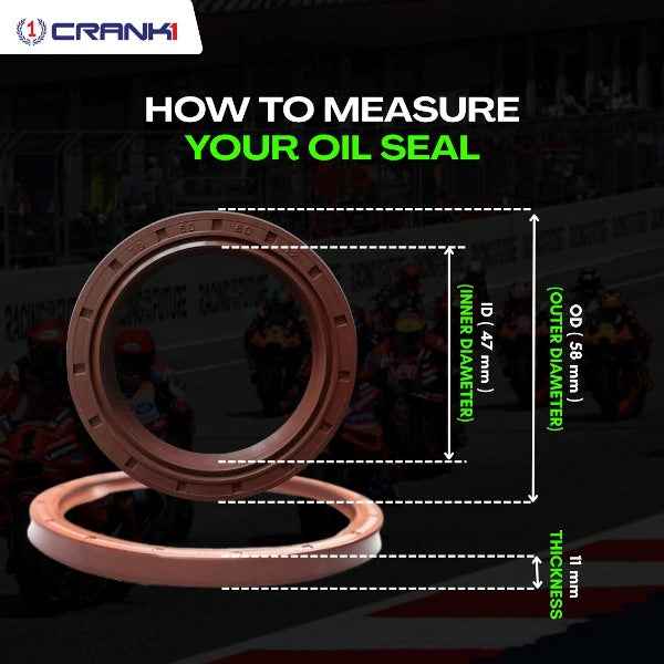 Crank1-Fork Oil Seals Pair Triumph Tiger 800 XRX (2015-2017)-CPF55-120 - Image 7
