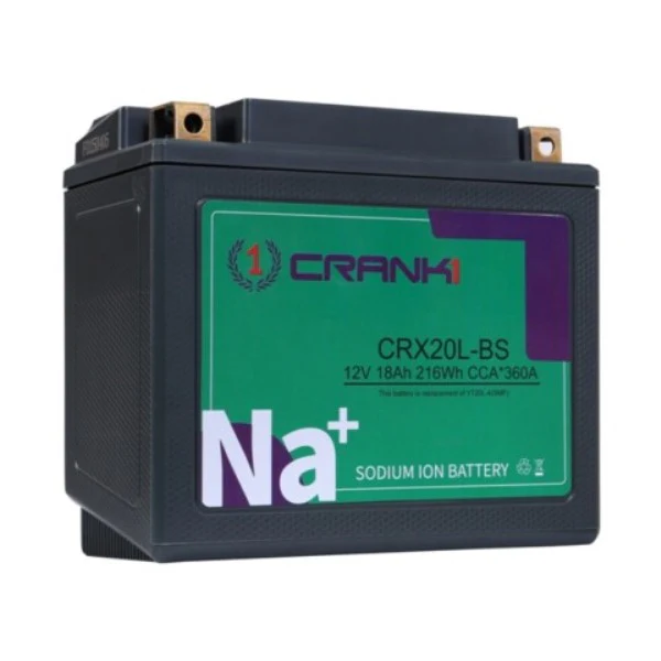 Crank1 Premium Sodium-Ion Battery–Factory Activated for Harley Davidson Fat Bob (2008-2025)-CRX20L-BS - Image 2