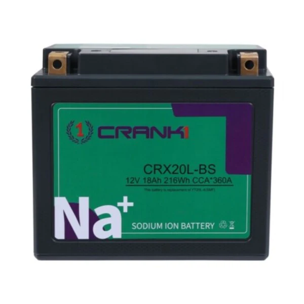 Crank1 Premium Sodium-Ion Battery–Factory Activated for Harley Davidson Street Bob 1745CC (2012-2025)-CRX20L-BS - Image 5