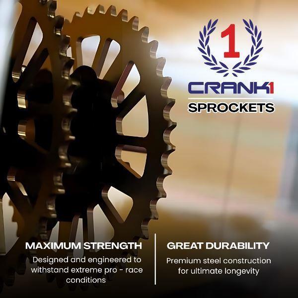Crank1 Sprocket For Kawasaki Z900 Cafe (2018 Onwards)- Rear - CPR1489.44T - Image 3