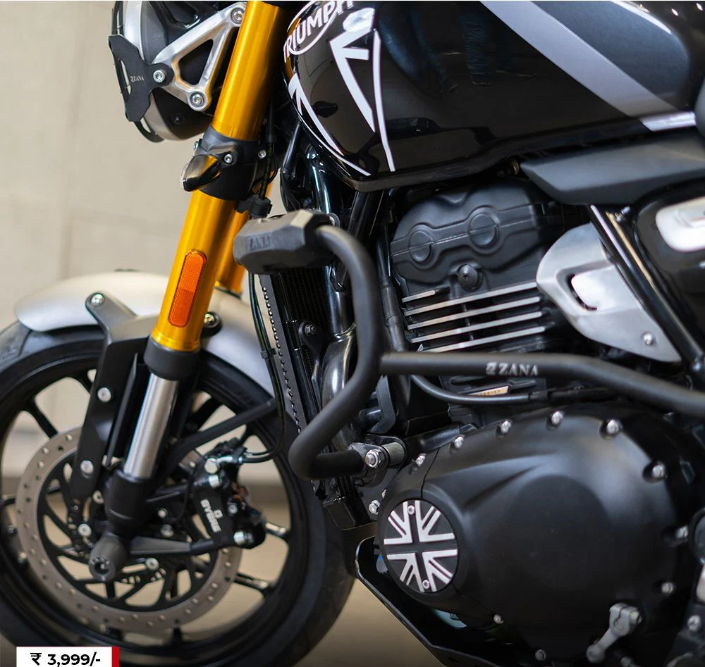 Crash Guard with Puck Slider Black for Triumph Speed 400 - ZI-8363