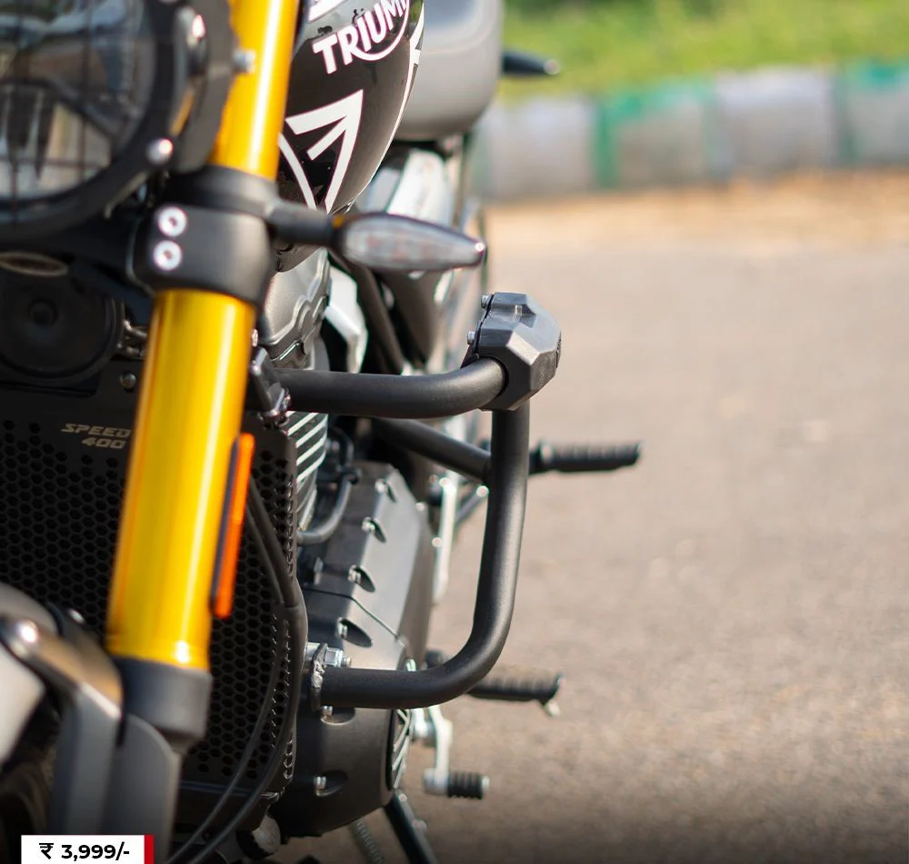 Crash Guard with Puck Slider Black for Triumph Speed 400 - ZI-8363 - Image 2