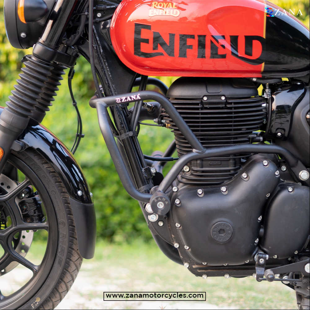 ZANA Crash Guard with Slider Black for Royal Enfield Hunter 350 - ZI-8251 - Image 4