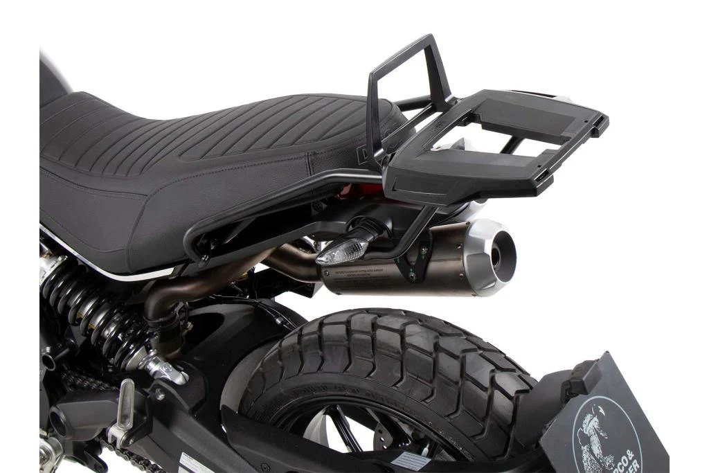 Dark Pro Topcase carrier Fixed Hinge Alu Rack Ducati Scrambler 1100 - Hepco Becker - 6527616 01 01 - Image 2